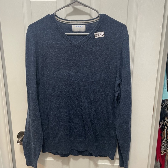 Old Navy men’s sweater medium navy blue - Picture 2 of 9
